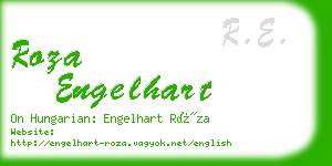 roza engelhart business card